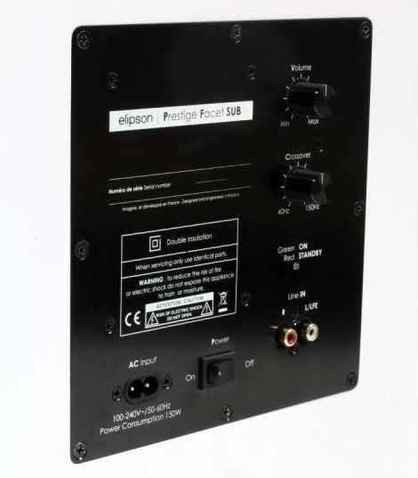 Elipson Prestige Facet PF14F Högtalarpaket Hemmabio 5.1 Svart