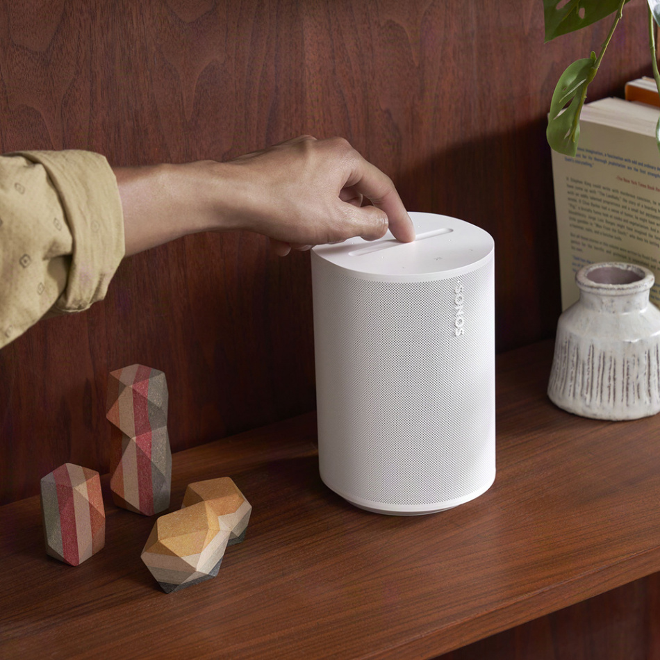 Sonos Era 100 Wifi-högtalare med AirPlay 2 & röststyrning, vitt 2-PACK