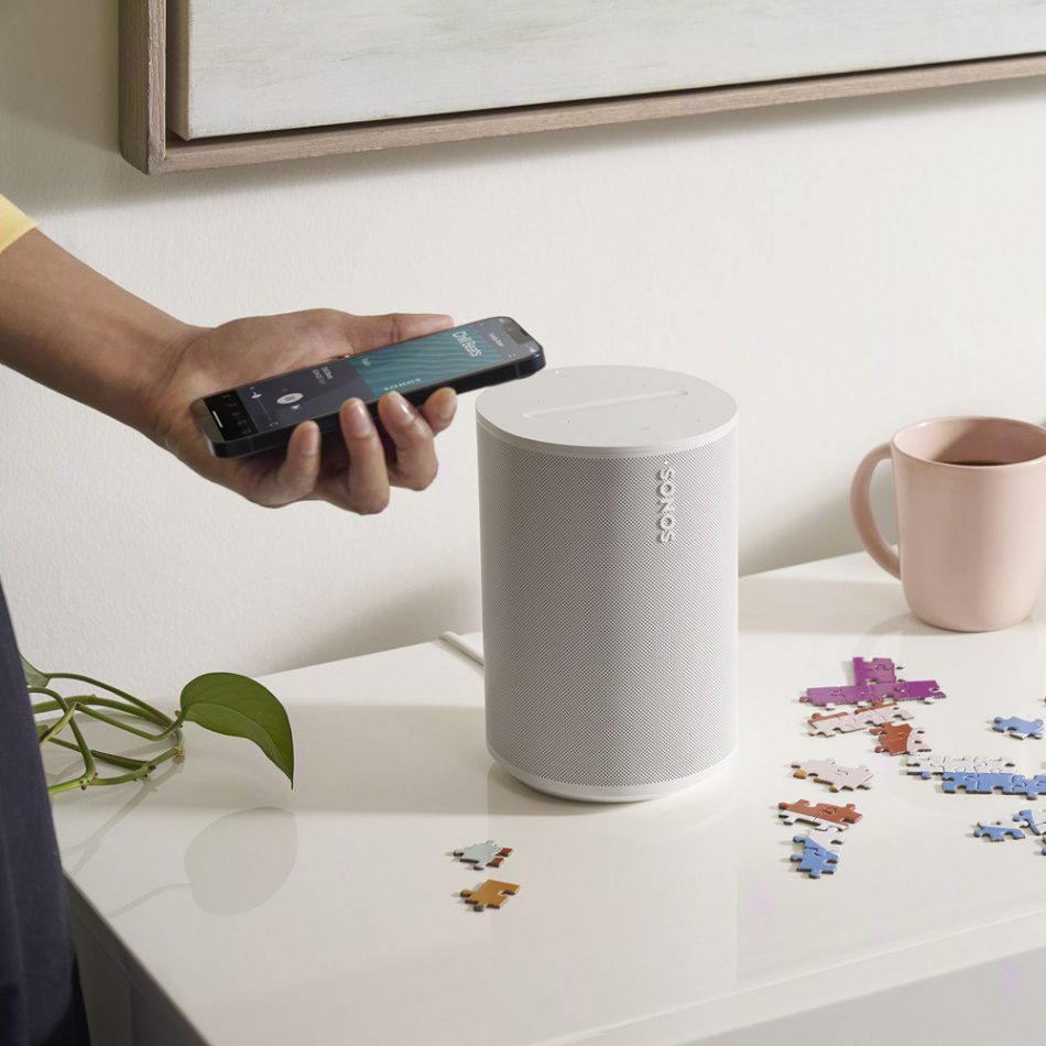 Sonos Era 100 Wifi-högtalare med AirPlay 2 & röststyrning, vitt 2-PACK