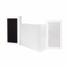 DLS Flatbox Midi & Flatsub Midi Högtalarpaket Stereo 2.1 Vitt DLS Flatbox Midi & Flatsub Midi Högtalarpaket Stereo 2.1 Vitt