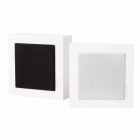 DLS Flatbox Slim Mini vägghögtalare, mattvitt stereopar DLS Flatbox Slim Mini vägghögtalare, mattvitt stereopar