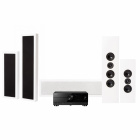 Yamaha RX-A2A & DLS Flatbox XXL Hemmabiopaket 5.0 Vitt Yamaha RX-A2A & DLS Flatbox XXL Hemmabiopaket 5.0 Vitt