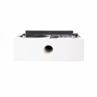 DLS Flatsub Midi väggmonteringsbar aktiv subwoofer, mattvit 2-PACK DLS Flatsub Midi väggmonteringsbar aktiv subwoofer, mattvit 2-PACK