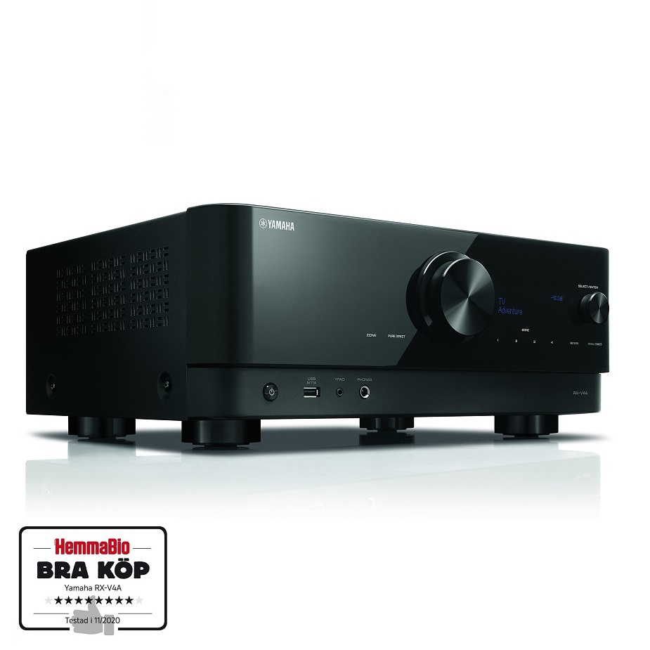 Yamaha RX-V4A & System One H16B med Around-5 Hemmabiopaket 5.0