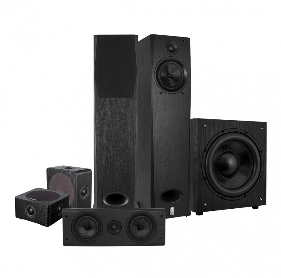 System One H16B med Around-5 Högtalarpaket Hemmabio 5.1