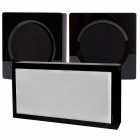 DLS Flatbox D-One & Flatsub Stereo One Stereopaket 2.1, pianosvart