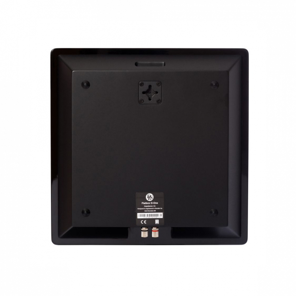 DLS Flatbox D-One & Flatsub 8.2 Högtalarpaket Stereo 2.1 Pianosvart