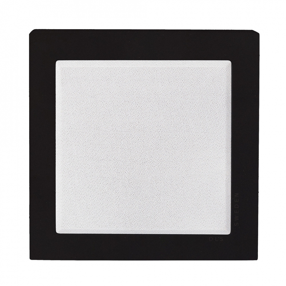 DLS Flatbox Mini vägghögtalare, mattsvart stereopar