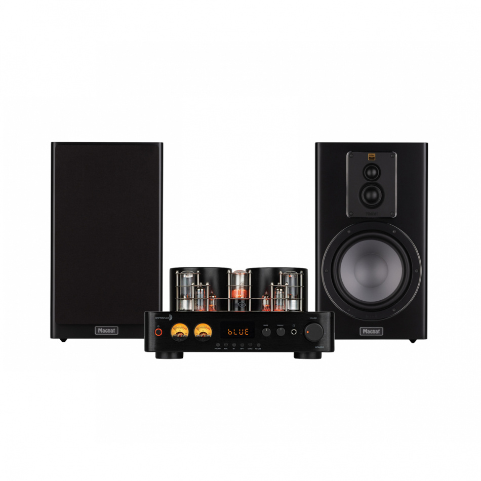 Dayton Audio HTA200 & Magnat Signature 603 Stereopaket Stativhögtalare Svarta