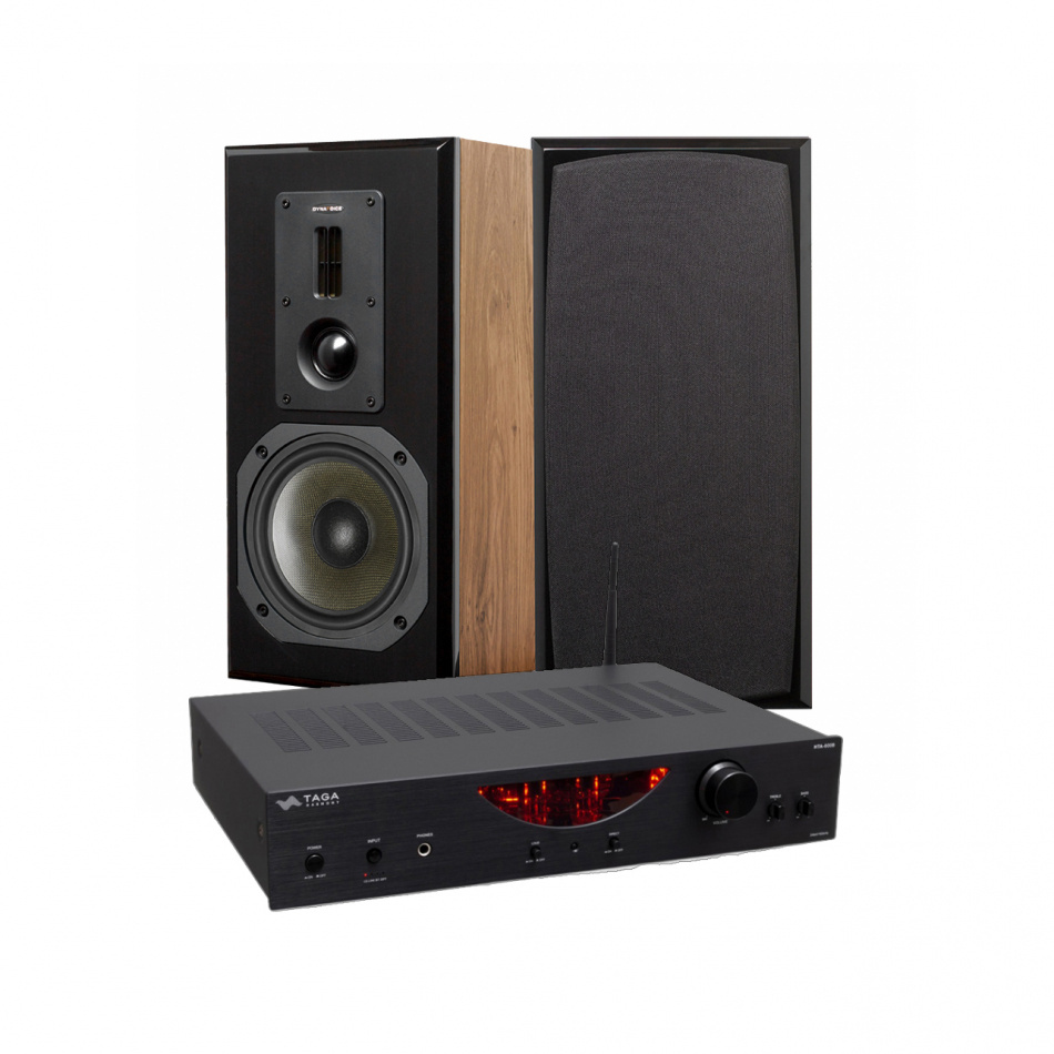 TAGA Harmony HTA-600B & Dynavoice DM-6 MKII Ek Stereopaket Stativhögtalare