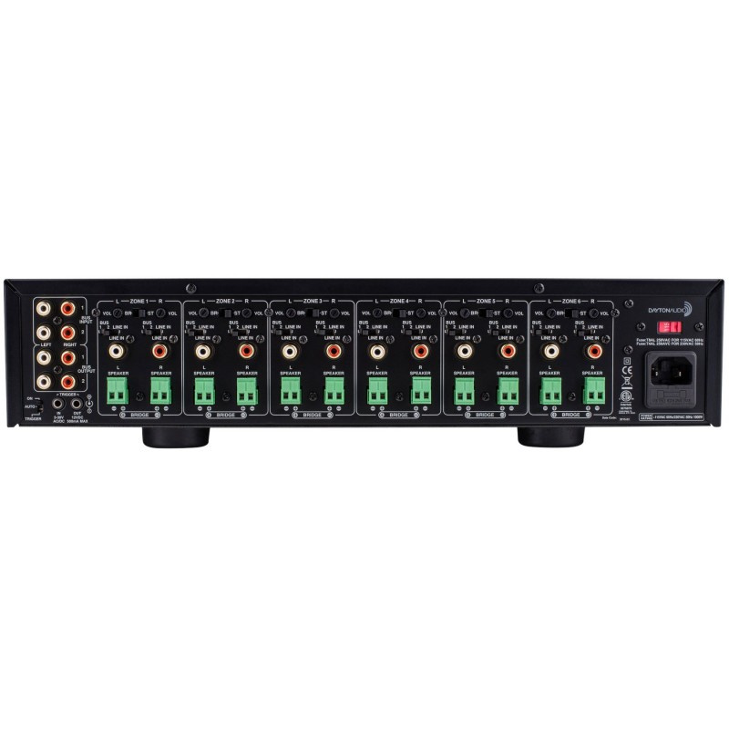 Dayton Audio MA1240a & 2 par Magnat ICP82 Inbyggnadshögtalare