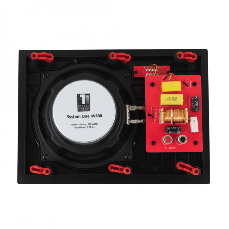 System One A50BT med IW690 Stereopaket Inbyggnadshögtalare