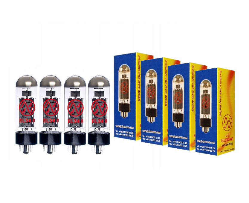 JJ Electronics EL34 mk2 matchade effektrör, 4-pack