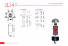 JJ Electronics EL34 mk2 matchade effektrör, 4-pack JJ Electronics EL34 mk2 matchade effektrör, 4-pack