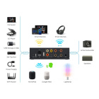 Arylic LA50 & Elipson Horus 6B Svarta Streamingpaket Stereo Arylic LA50 & Elipson Horus 6B Svarta Streamingpaket Stereo