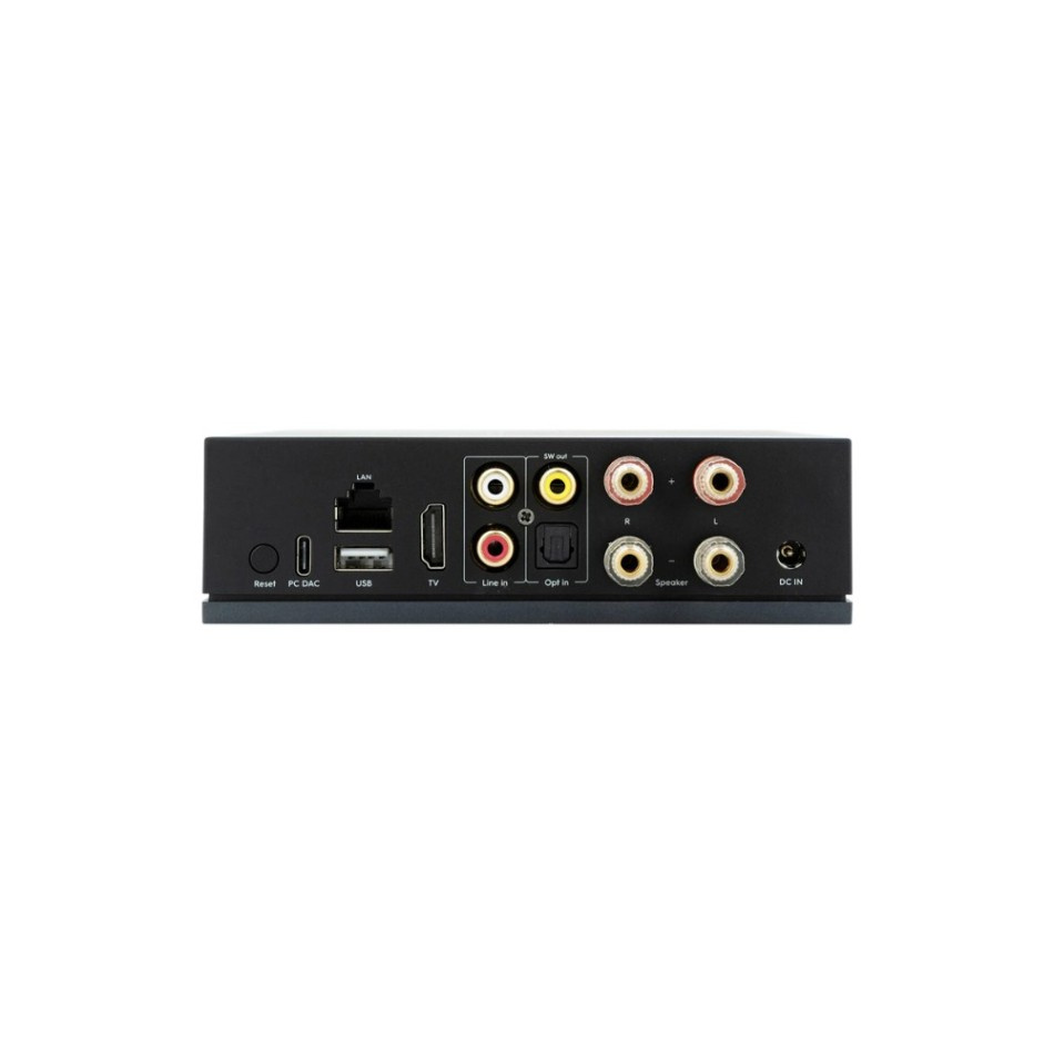 Arylic LA50 & Dynavoice Magic LCR-4 EX v3 Svarta Streamingpaket Stereo
