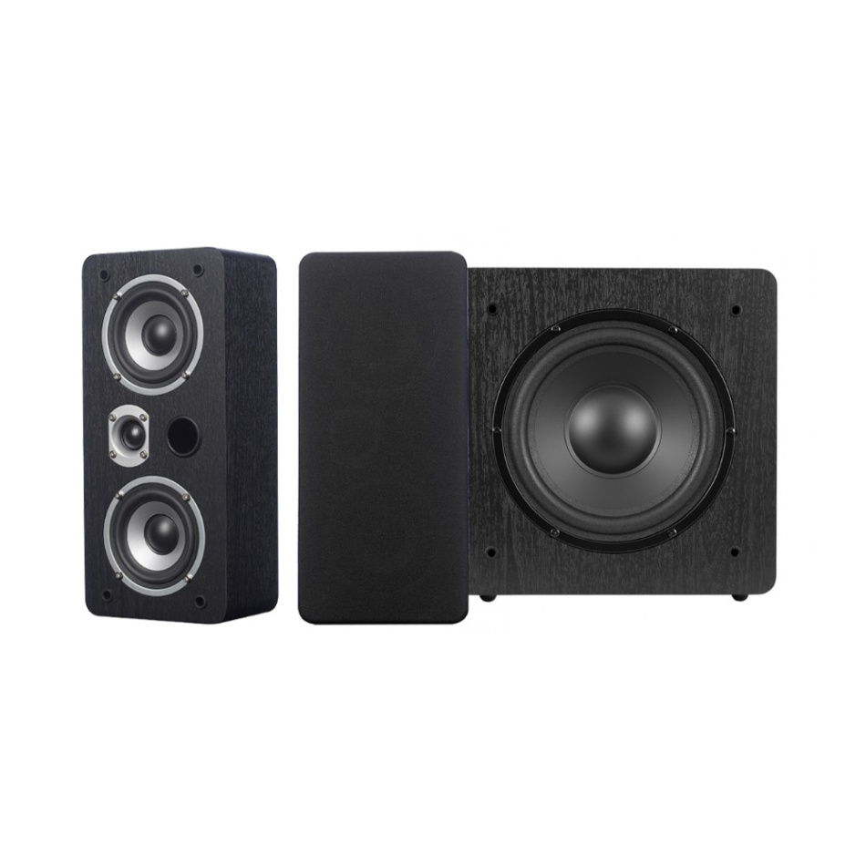 Dynavoice Magic LCR-4 EX v.3 med Challenger Sub 8 Högtalarpaket 2.1 Svart