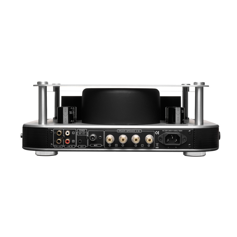 McGee Legend & CD-M1 Streamingpaket med förstärkare & CD-spelare, silver