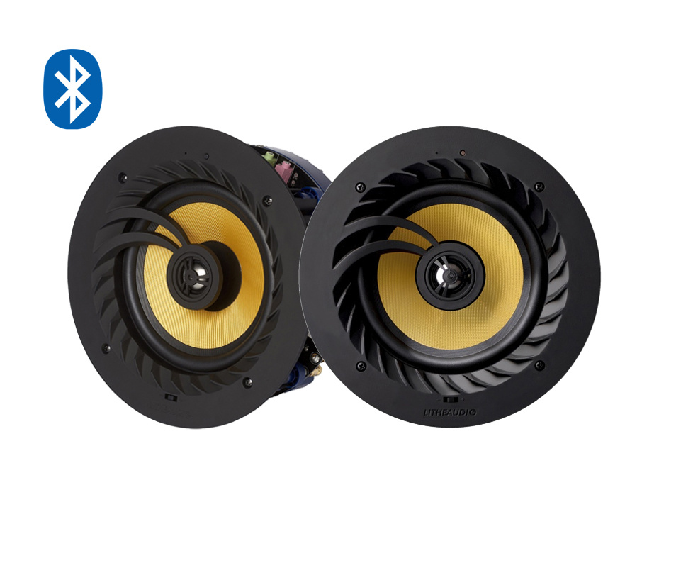 Lithe Audio Bluetooth Master + Passive Stereo, inbyggnadshögtalare för tak