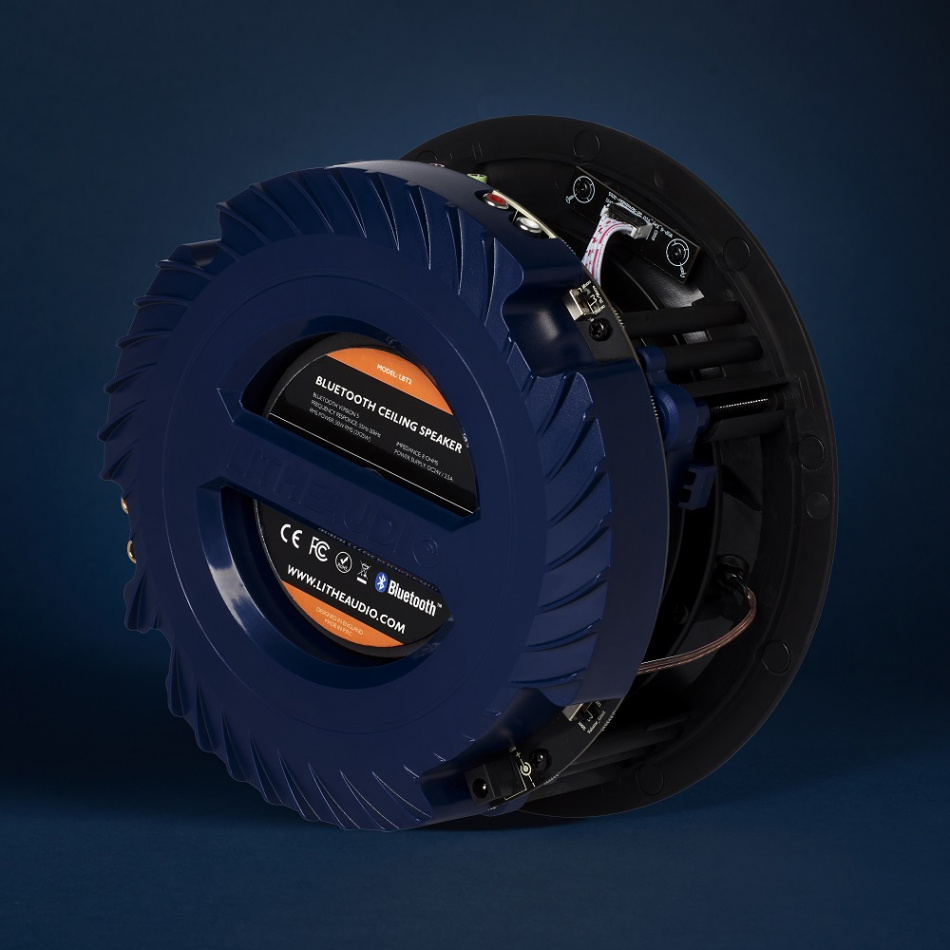 Lithe Audio Bluetooth Master + Passive Stereo, inbyggnadshögtalare för tak