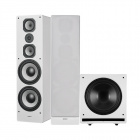 Dynavoice Challenger M-105 EX v4 & CSB-V15 Högtalarpaket Stereo 2.1 Vitt Dynavoice Challenger M-105 EX v4 & CSB-V15 Högtalarpaket Stereo 2.1 Vitt