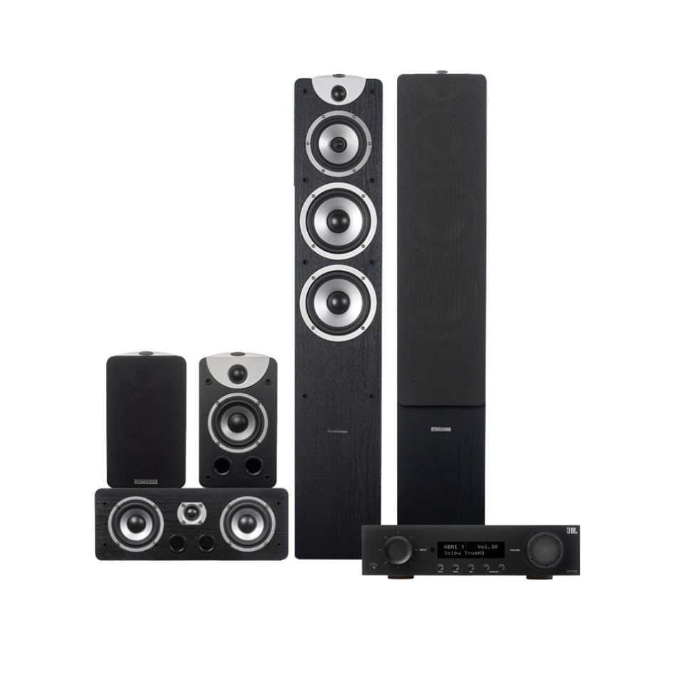 JBL MA310 & Dynavoice Magic F-7 EX v3 Hemmabiopaket 5.0