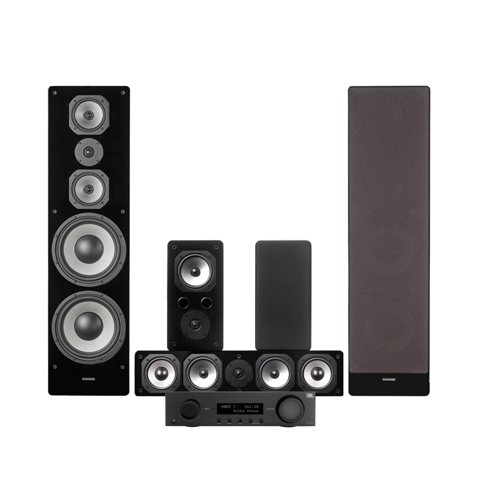 JBL MA710 & Dynavoice Challenger M-105EX v4 Hemmabiopaket 5.0