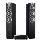Marantz M-CR511 & Dynavoice Magic F-7 EX v3 Svarta, stereopaket Marantz M-CR511 & Dynavoice Magic F-7 EX v3 Svarta, stereopaket