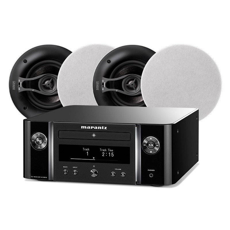 Marantz M-CR612 & Magnat ICQ82 takhögtalare, 2 par