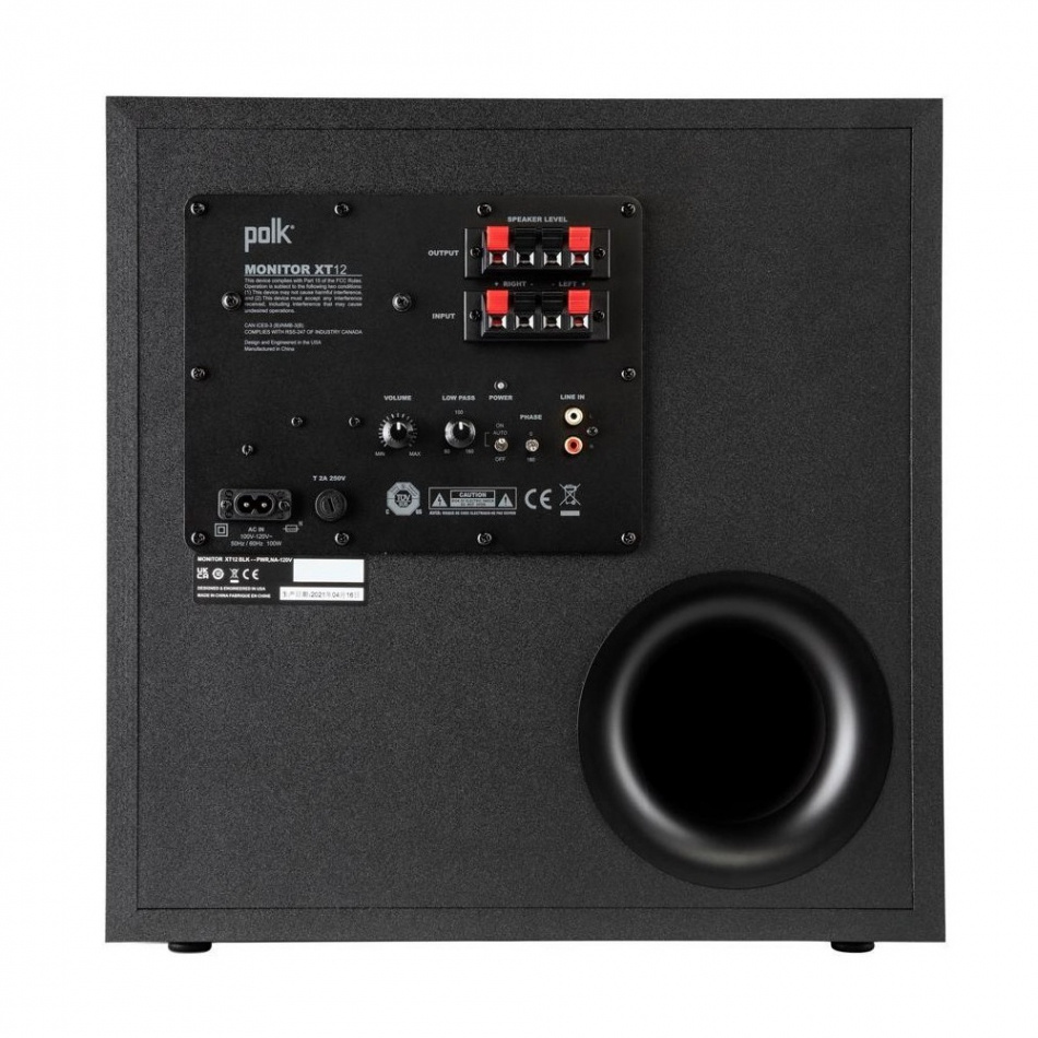 Polk Audio Monitor XT70 Högtalarpaket Hemmabio 5.1 Svart