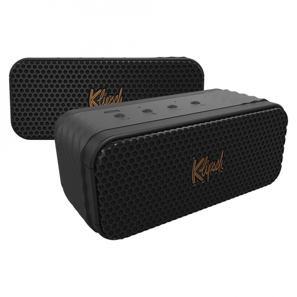 Klipsch Nashville portabel IP67-klassad Bluetooth-högtalare, 2-PACK