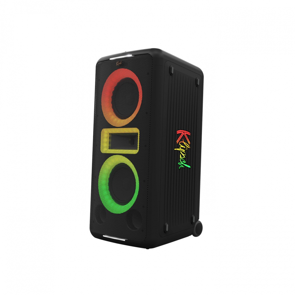 Klipsch New York, bärbar partyhögtalare med Bluetooth & mikrofon 2-PACK