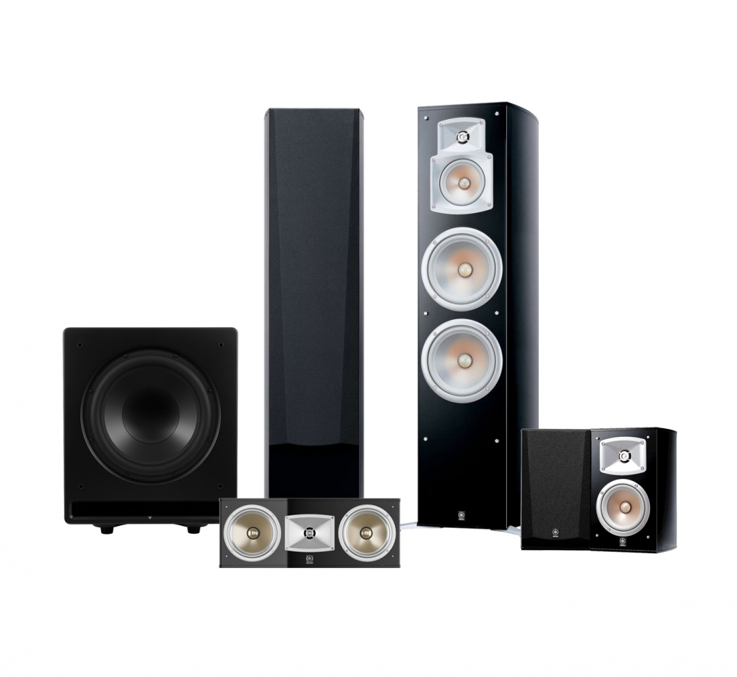 Yamaha NS-777 Högtalarpaket Hemmabio 5.1 med Dynavoice CSB-V12