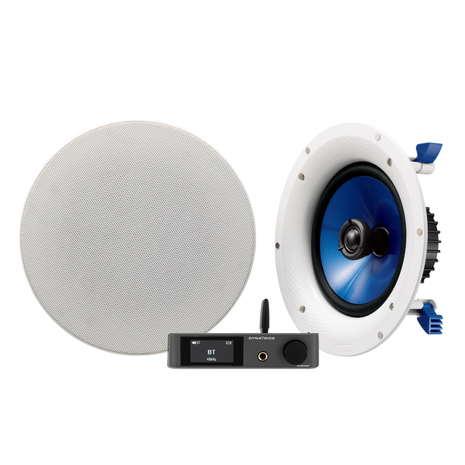 Dynavoice CA802BT & Yamaha NS-IC800 Stereopaket Infällnadshögtalare
