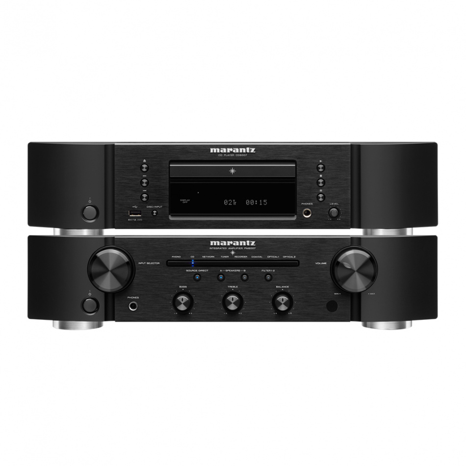 Marantz PM6007 & CD6007 Stereopaket Svart