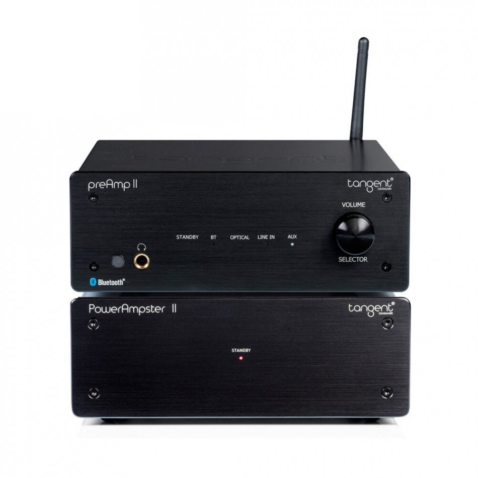 Tangent PreAmp II & PowerAmpster II, stereopaket i kompakt format