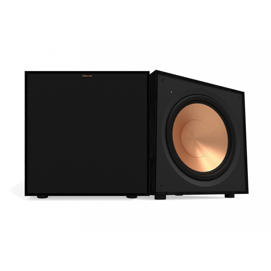 Klipsch R-121SW aktiv subwoofer, svart 2-PACK