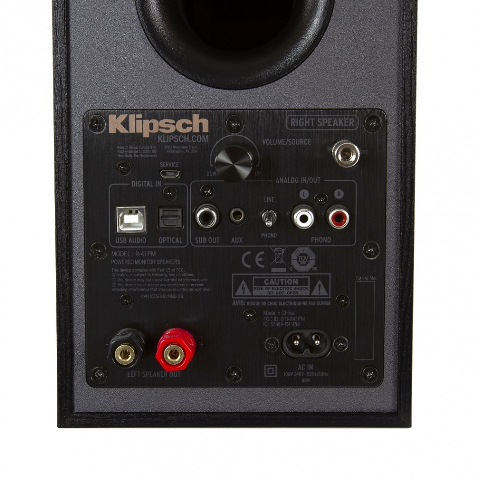 Klipsch R-41PM & R-120SW Aktivt Högtalarpaket Stereo 2.1