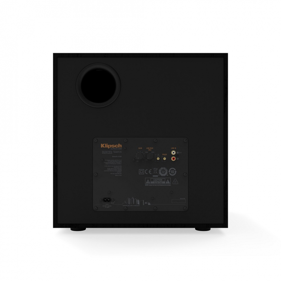 Klipsch R-50M & Klipsch R-121SW Högtalarpaket Stereo 2.1