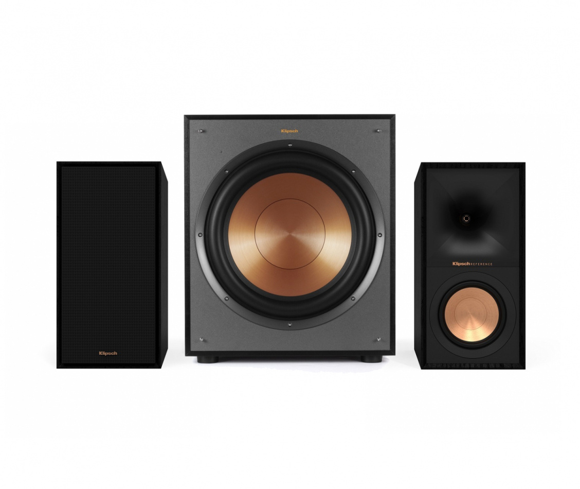 Klipsch R-50M & Klipsch R-120SW Högtalarpaket Stereo 2.1