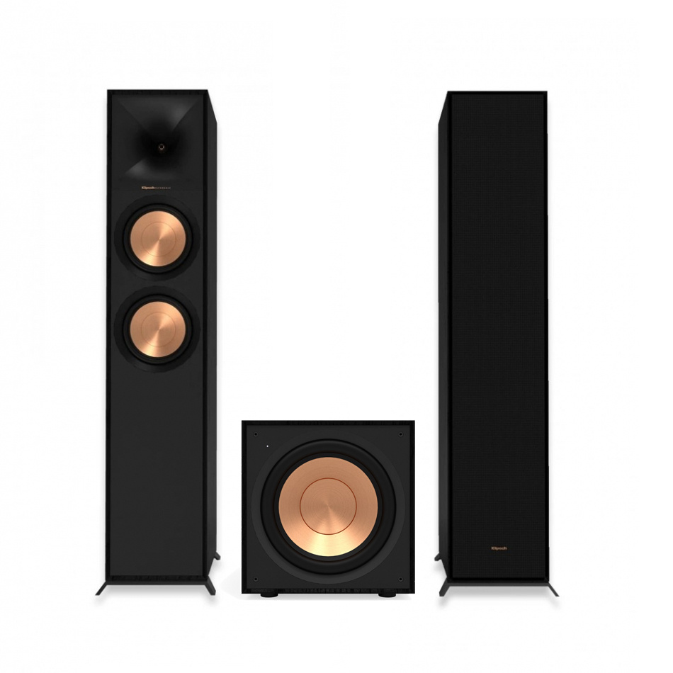 Klipsch R-600F & Klipsch R-101SW Högtalarpaket Stereo 2.1