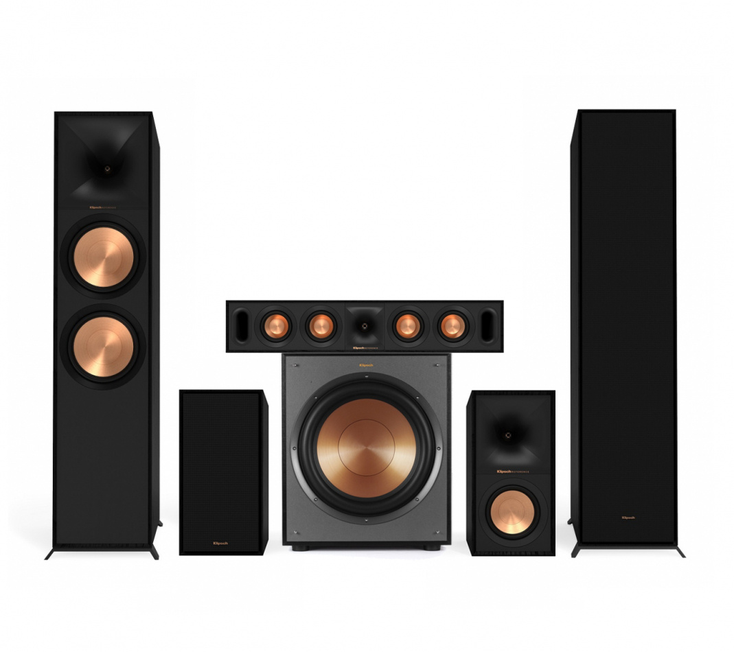 Klipsch Reference R-800F med R-120SW Högtalarpaket Hemmabio 5.1