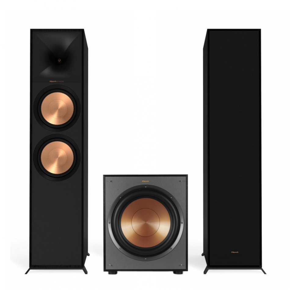 Klipsch R-800F med R-120SW Högtalarpaket Stereo 2.1