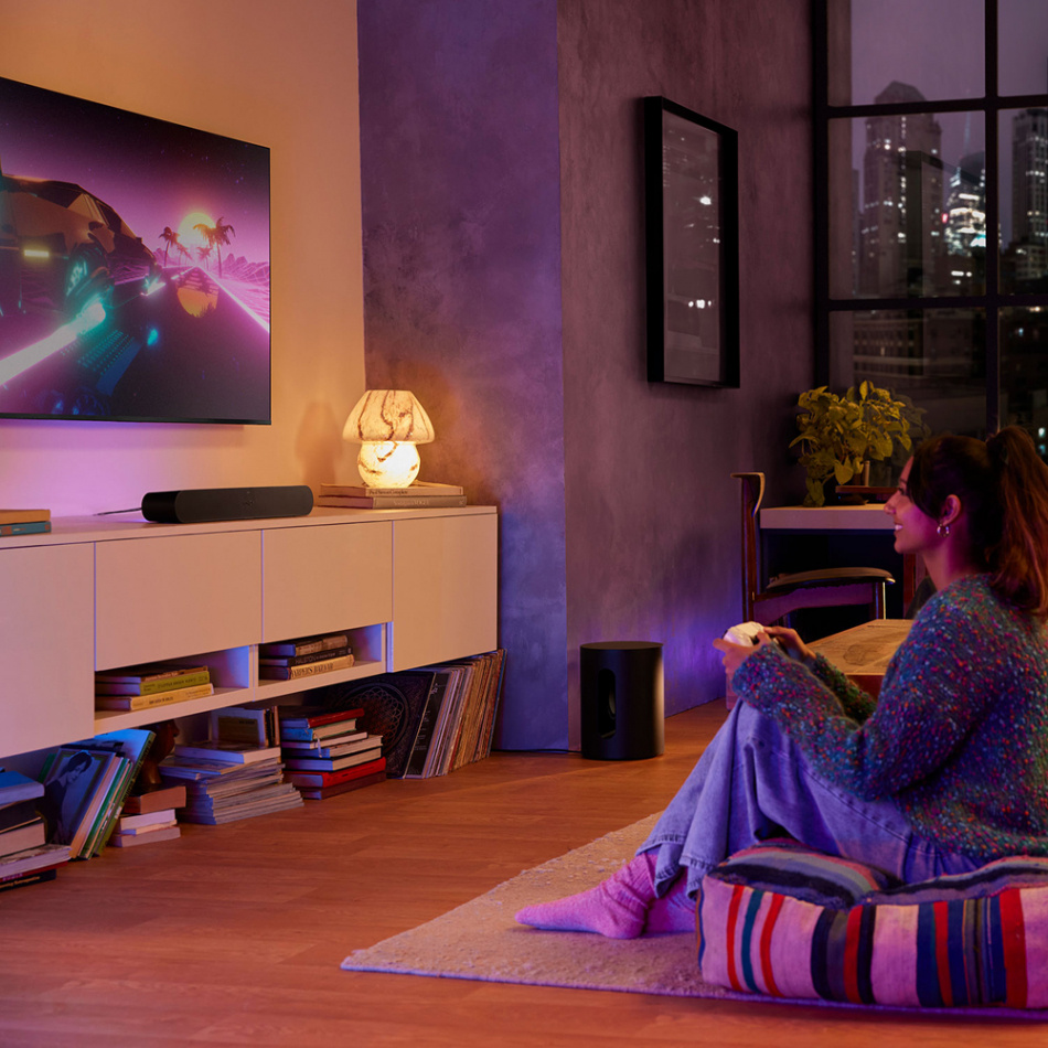 Sonos Ray & Sub Mini Soundbar 2.1 med AirPlay & röststyrning, svart