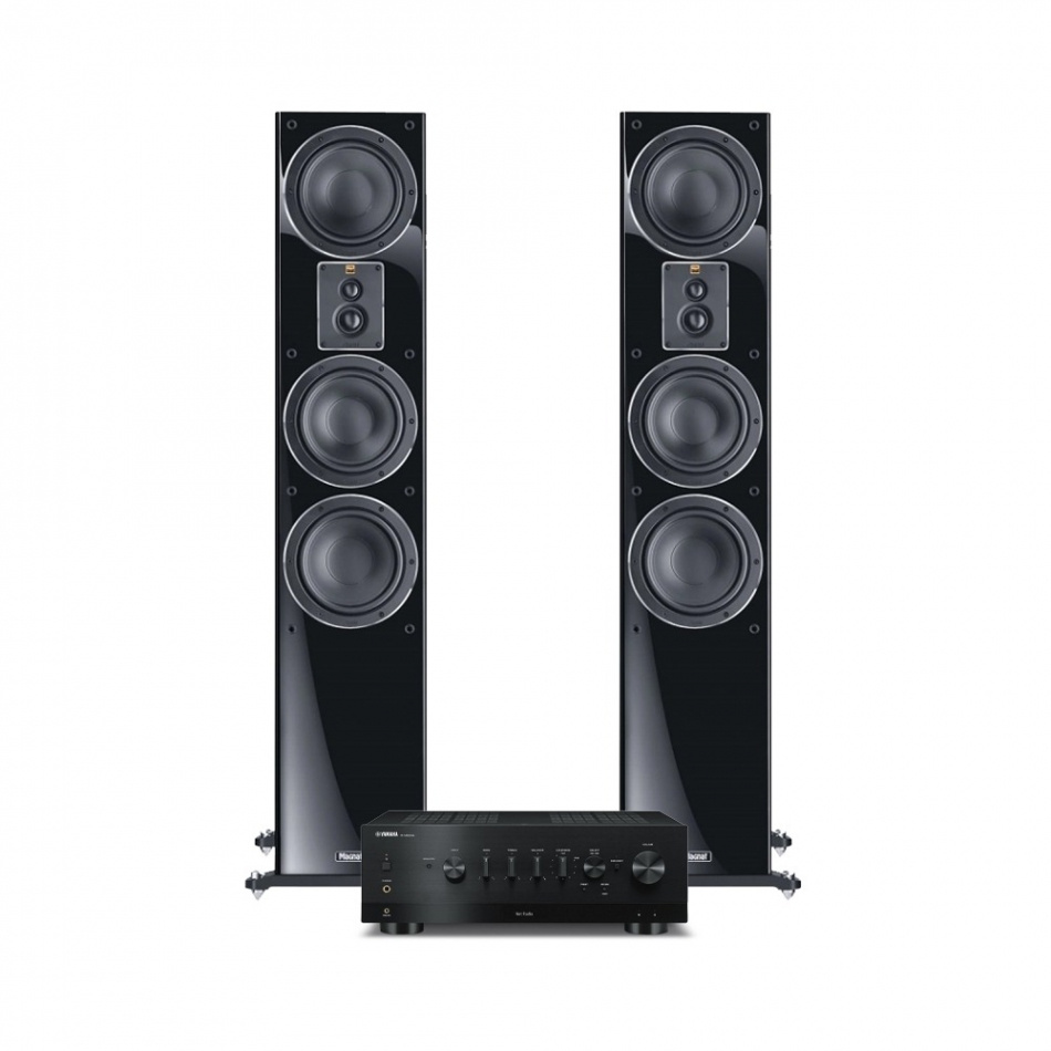 Yamaha R-N1000A & Signature S507 Stereopaket Golvhögtalare