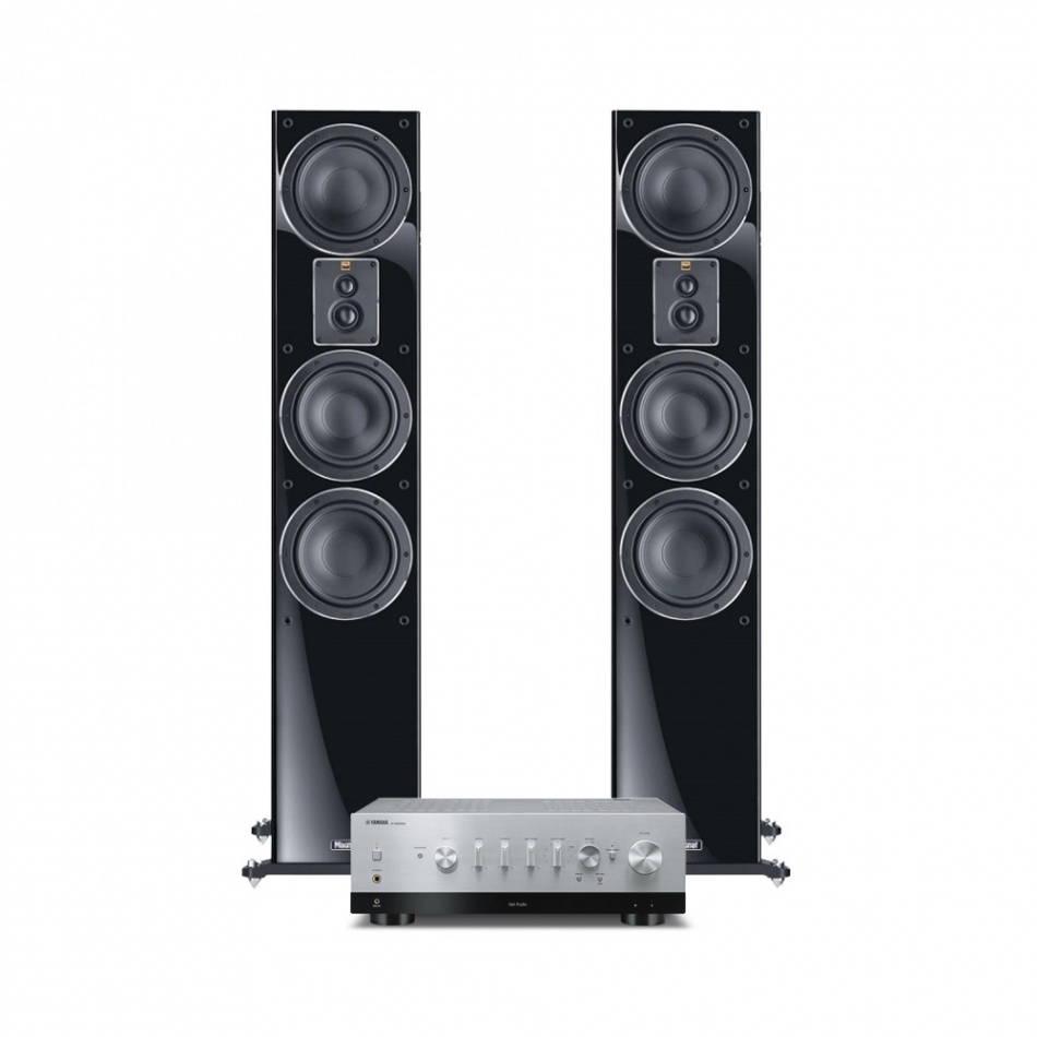 Yamaha R-N1000A & Signature S507 Stereopaket Golvhögtalare