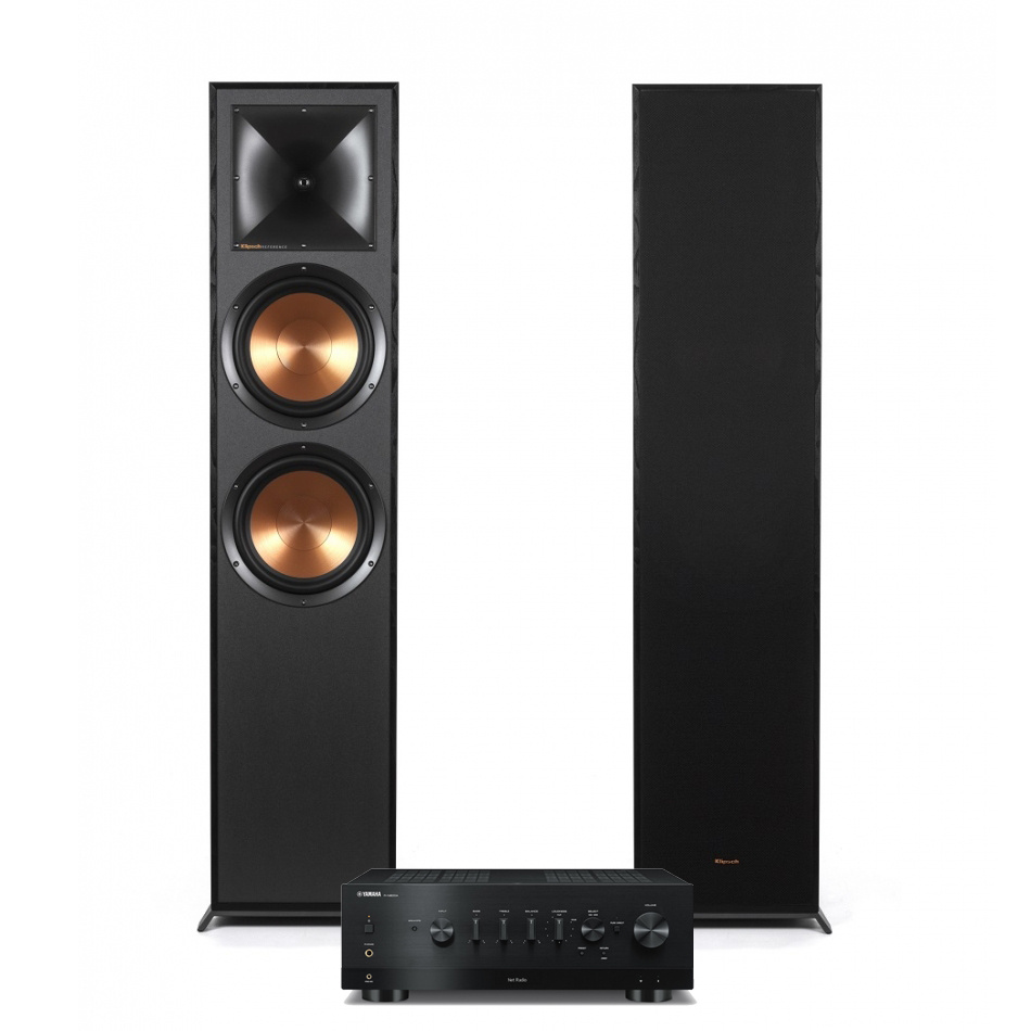 Yamaha R-N800A & Klipsch R-820F Stereopaket med streaming