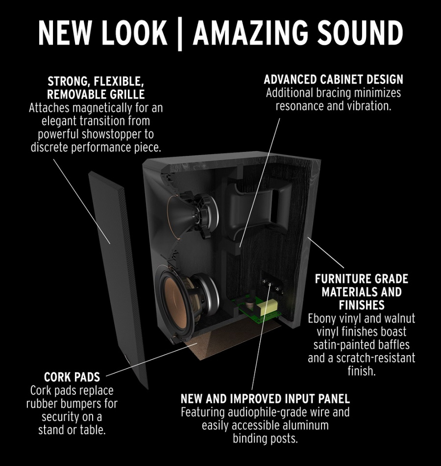 Yamaha R-N600A & Klipsch RP-500M II Stereopaket