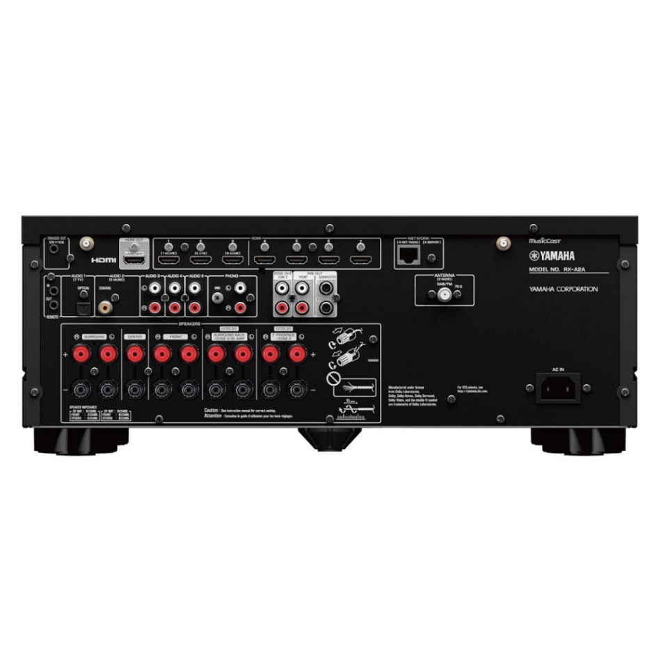 Yamaha RXA-2A & Klipsch Reference R-600F Hemmabiopaket 5.1