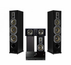 Yamaha RX-A4A & Dynavoice Definition DF-8 MKII Svart Hemmabiopaket 5.0 Yamaha RX-A4A & Dynavoice Definition DF-8 MKII Svart Hemmabiopaket 5.0